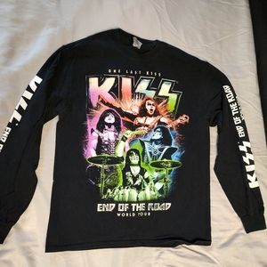 Kiss concert longsleeve t-shirt